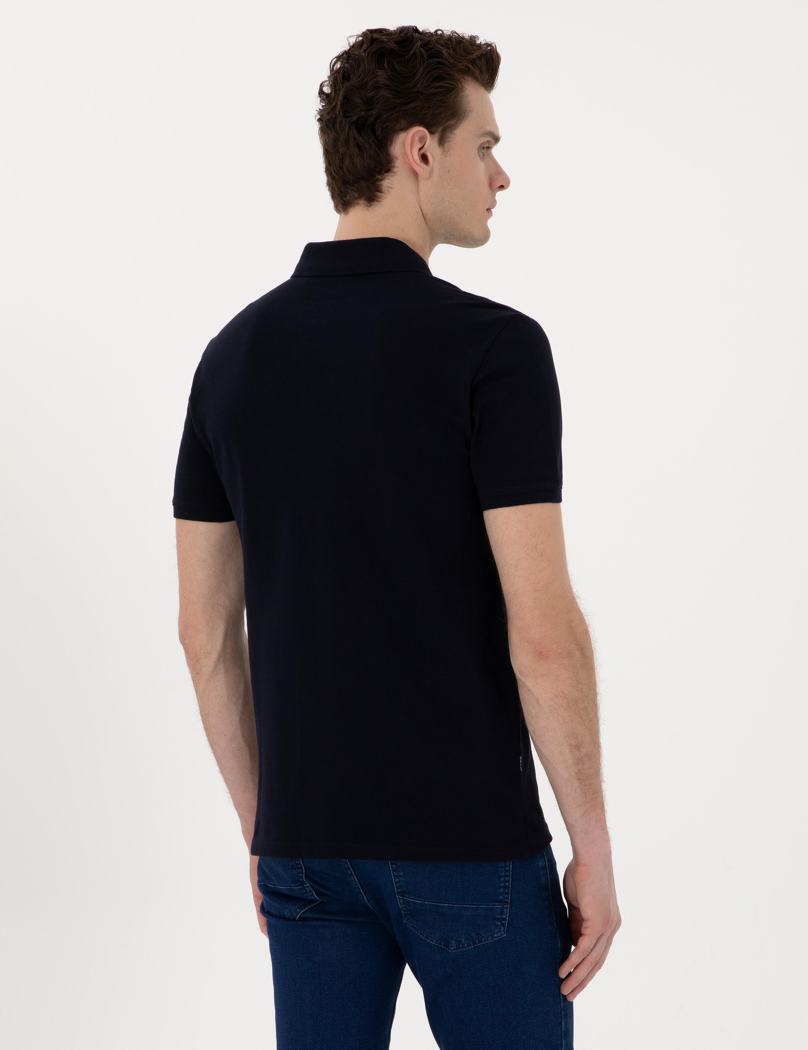 Lacivert Slim Fit Tişört