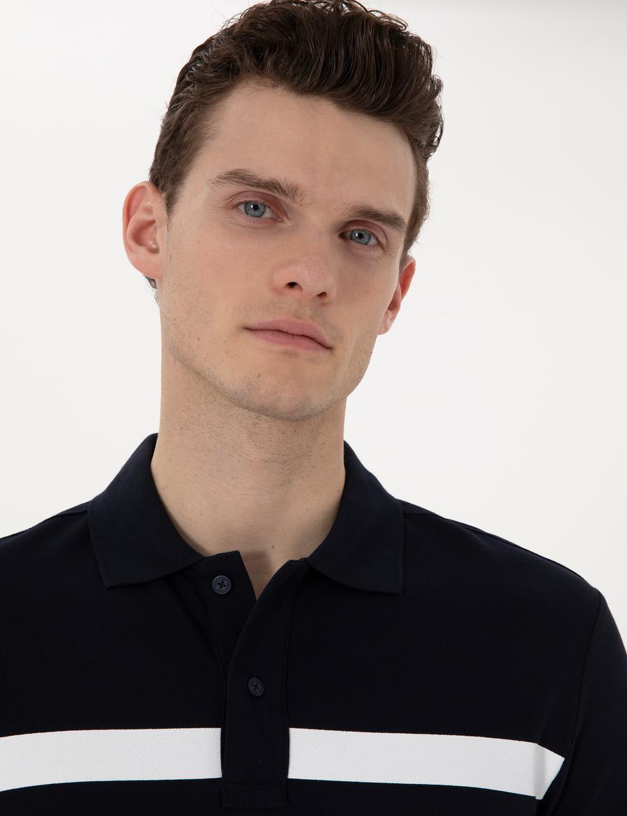 Lacivert Slim Fit Tişört