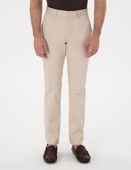 Bej Regular Fit Basic Kanvas Pantolon - 50305473108