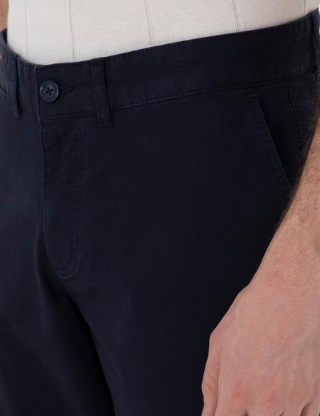 Lacivert Regular Fit Basic Kanvas Pantolon - 50308105102