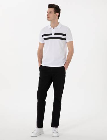 Siyah Regular Fit Basic Kanvas Pantolon
