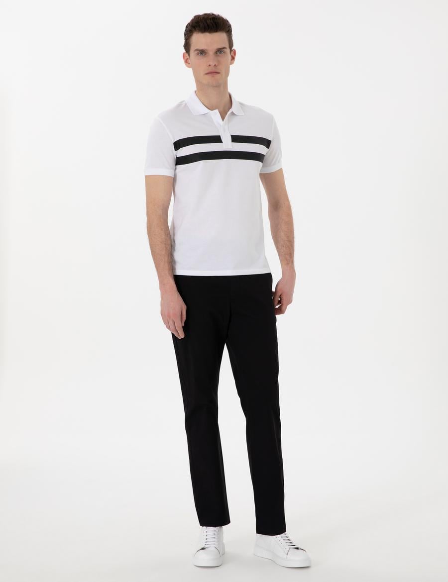 Siyah Regular Fit Basic Kanvas Pantolon