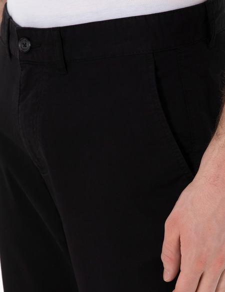 Siyah Regular Fit Basic Kanvas Pantolon - 50308105030