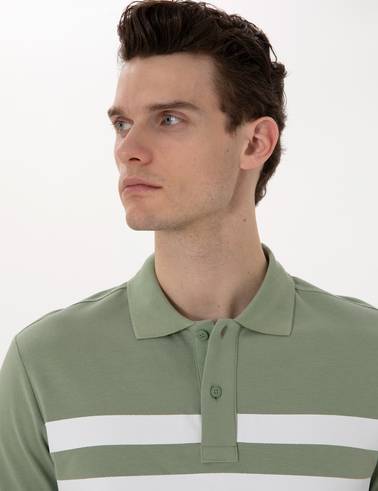 Yeşil Slim Fit Tişört