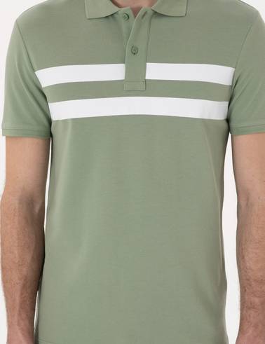 Yeşil Slim Fit Tişört