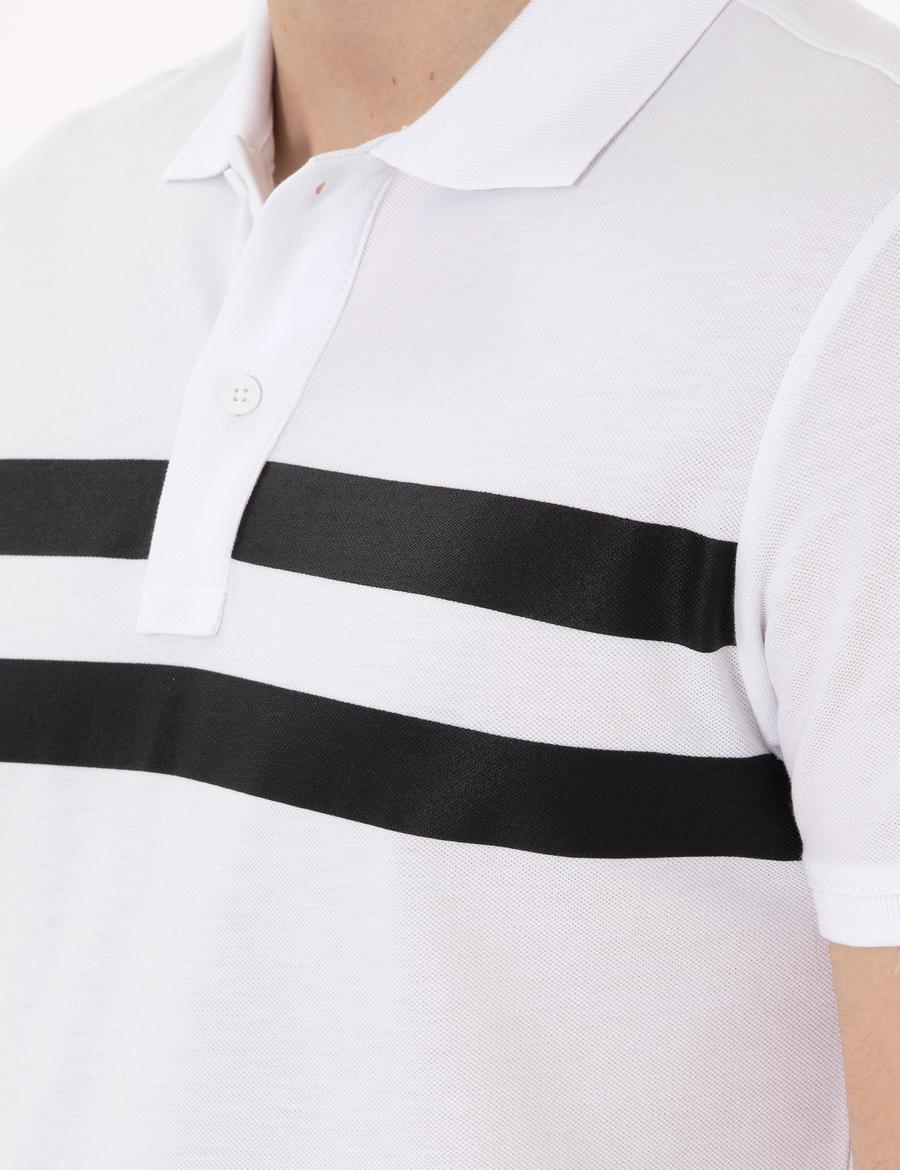 Beyaz Slim Fit Tişört