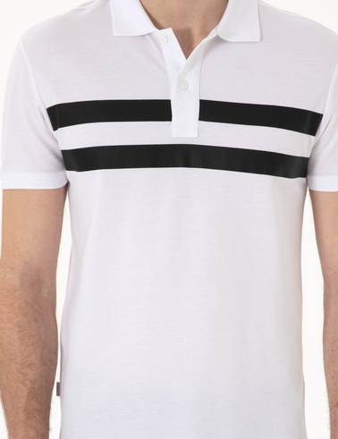 Beyaz Slim Fit Tişört