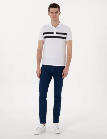 Beyaz Slim Fit Tişört
