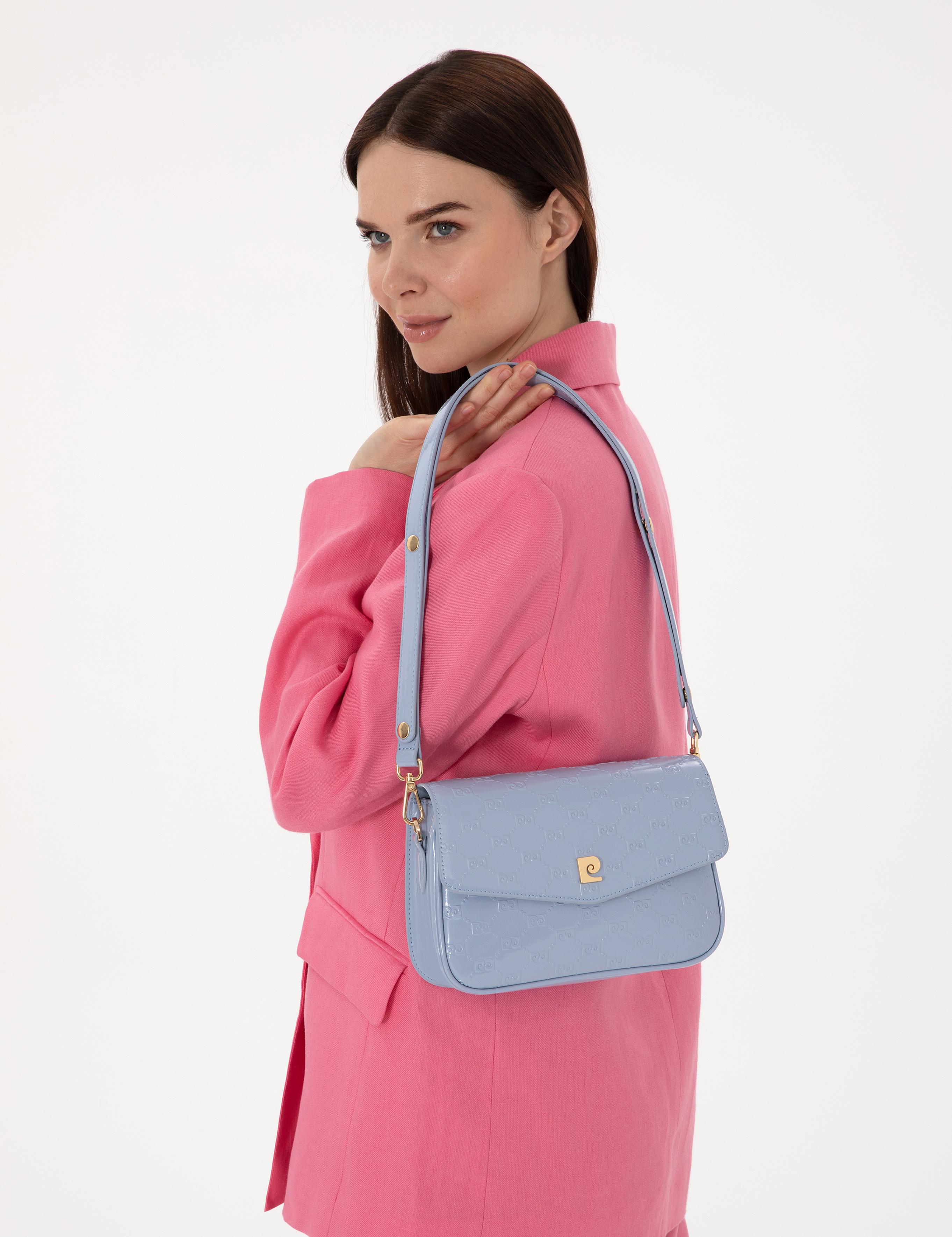 Açık Mavi Omuz Çantası