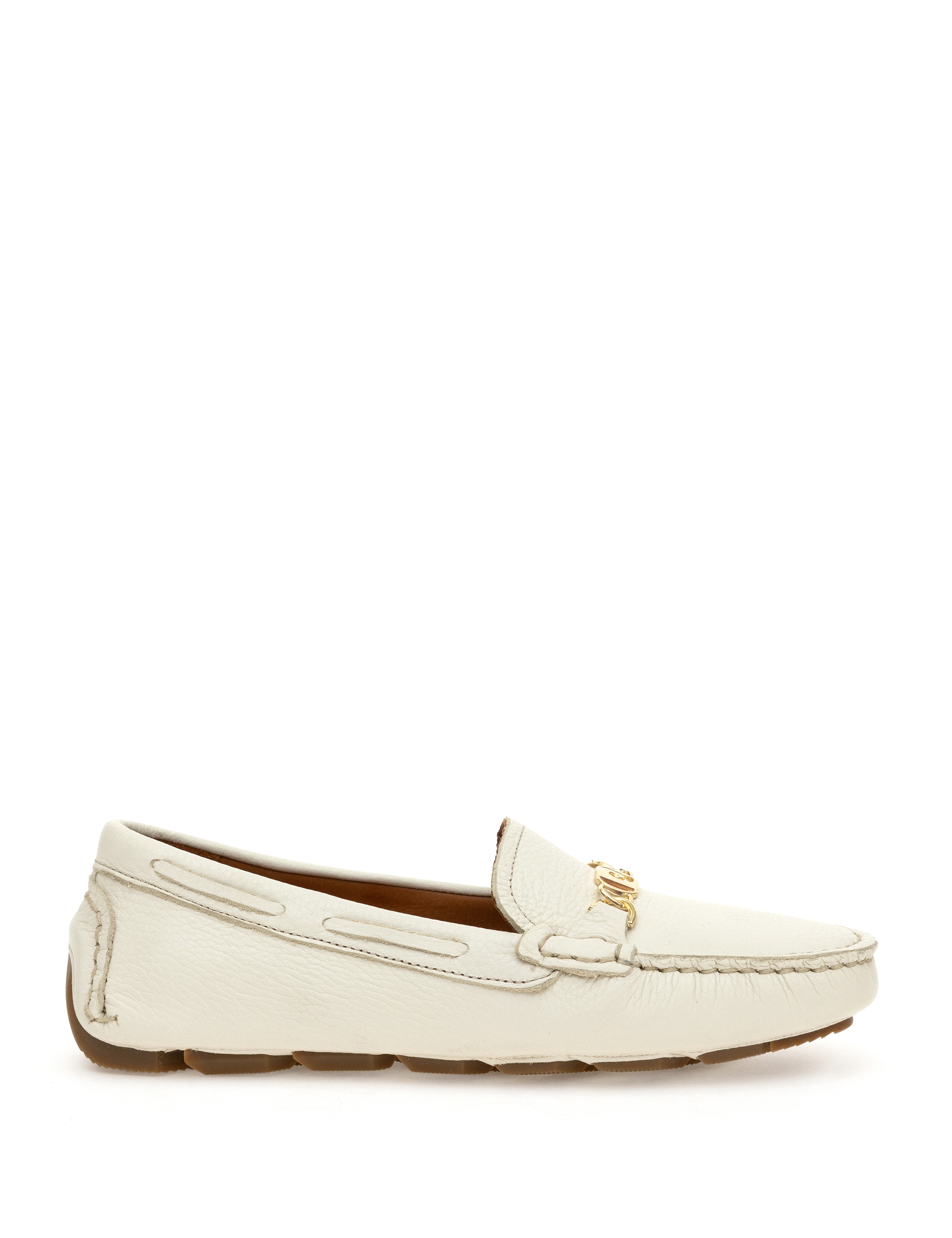 Ekru Deri Loafer