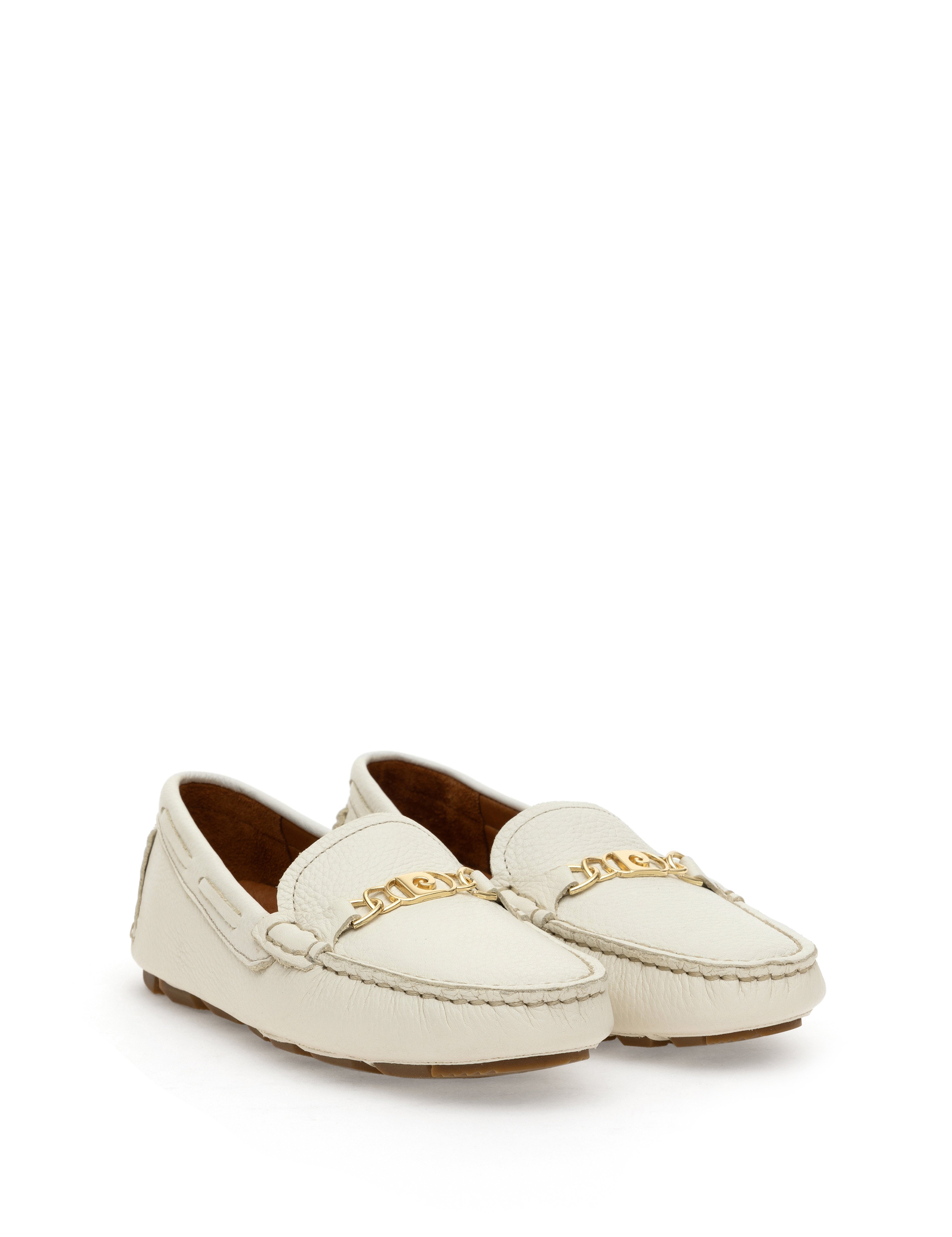 Ekru Deri Loafer - Image 1
