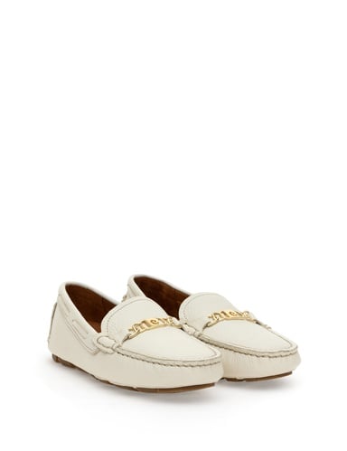 Ekru Deri Loafer