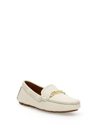 Ekru Deri Loafer