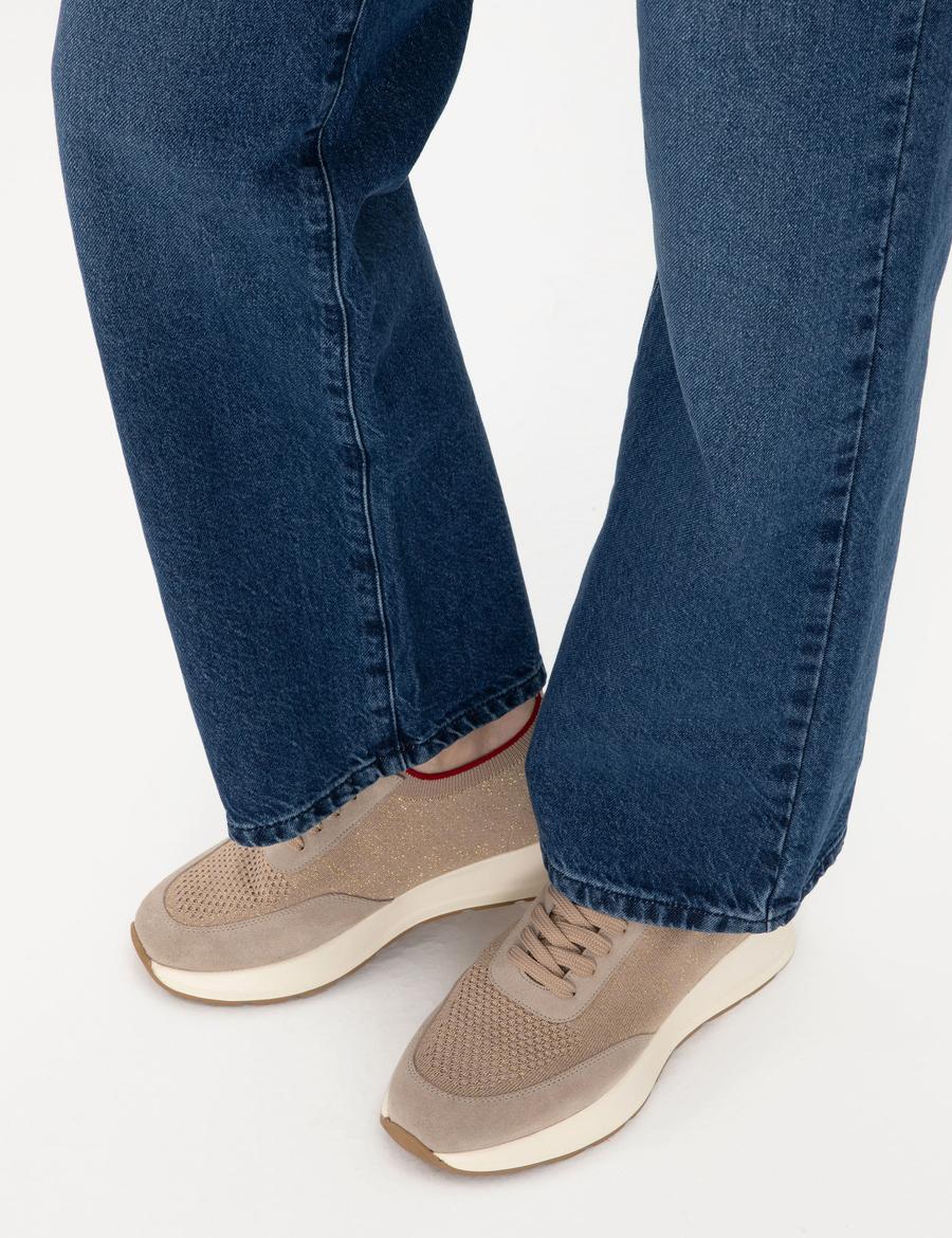 Bej Sneaker