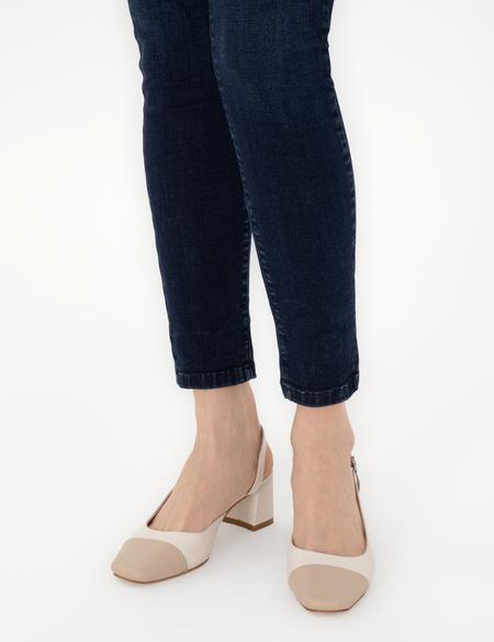 Bej Topuklu Ayakkabı - 50305343002