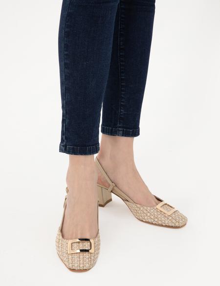 Bej Topuklu Ayakkabı - 50306403001