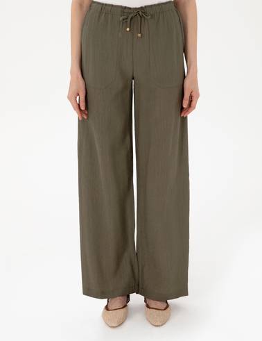 Haki Loose Fit  Pantolon