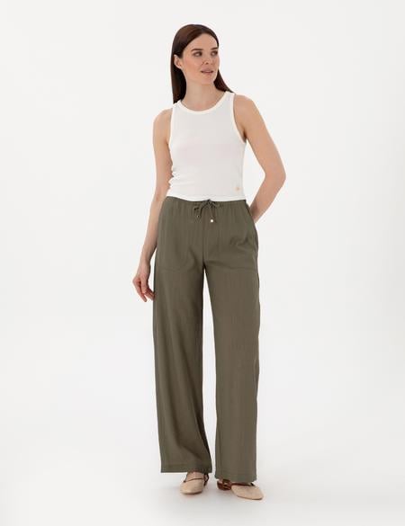 Haki Loose Fit  Pantolon - 50306511021