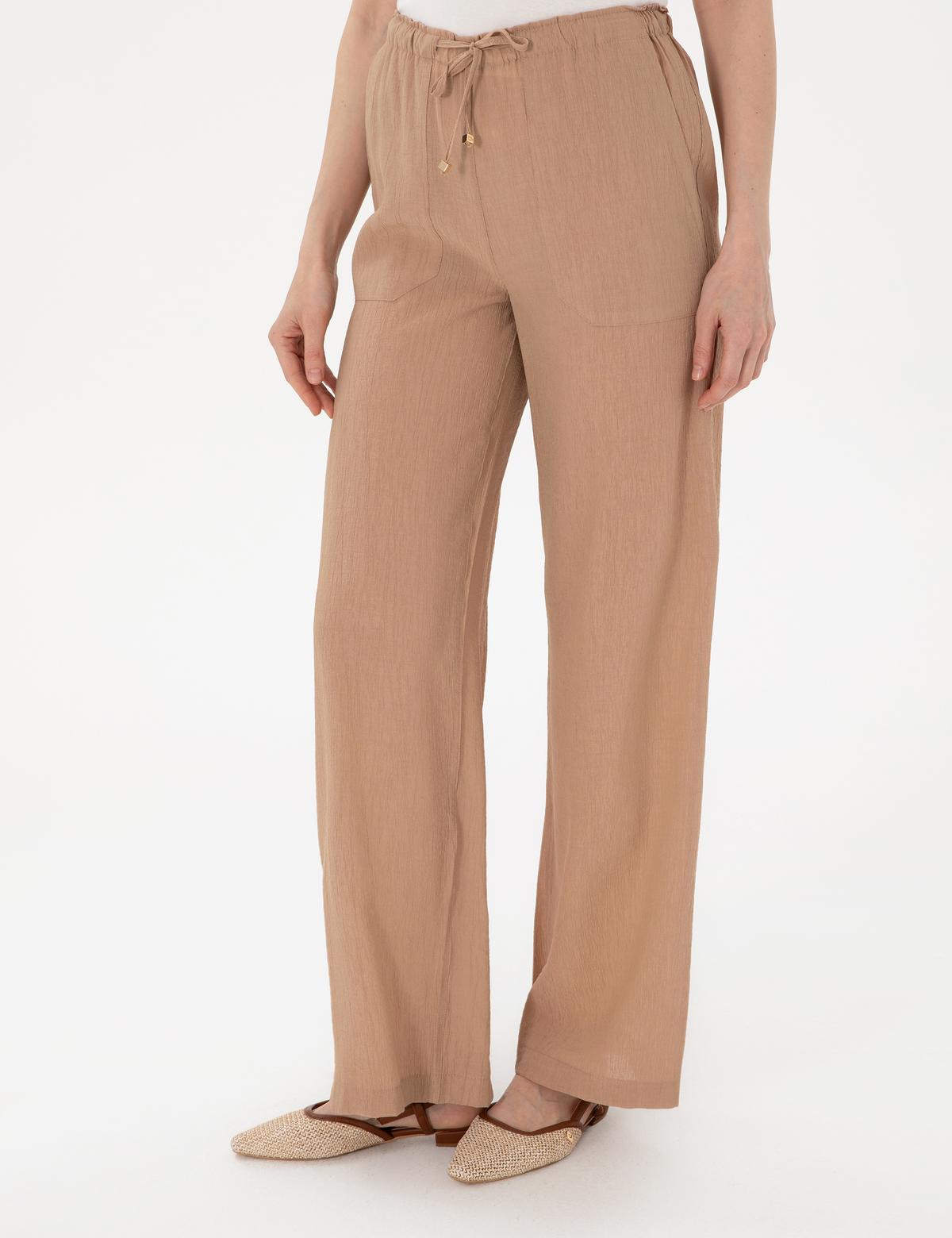 Bej Loose Fit Pantolon - 50306511014