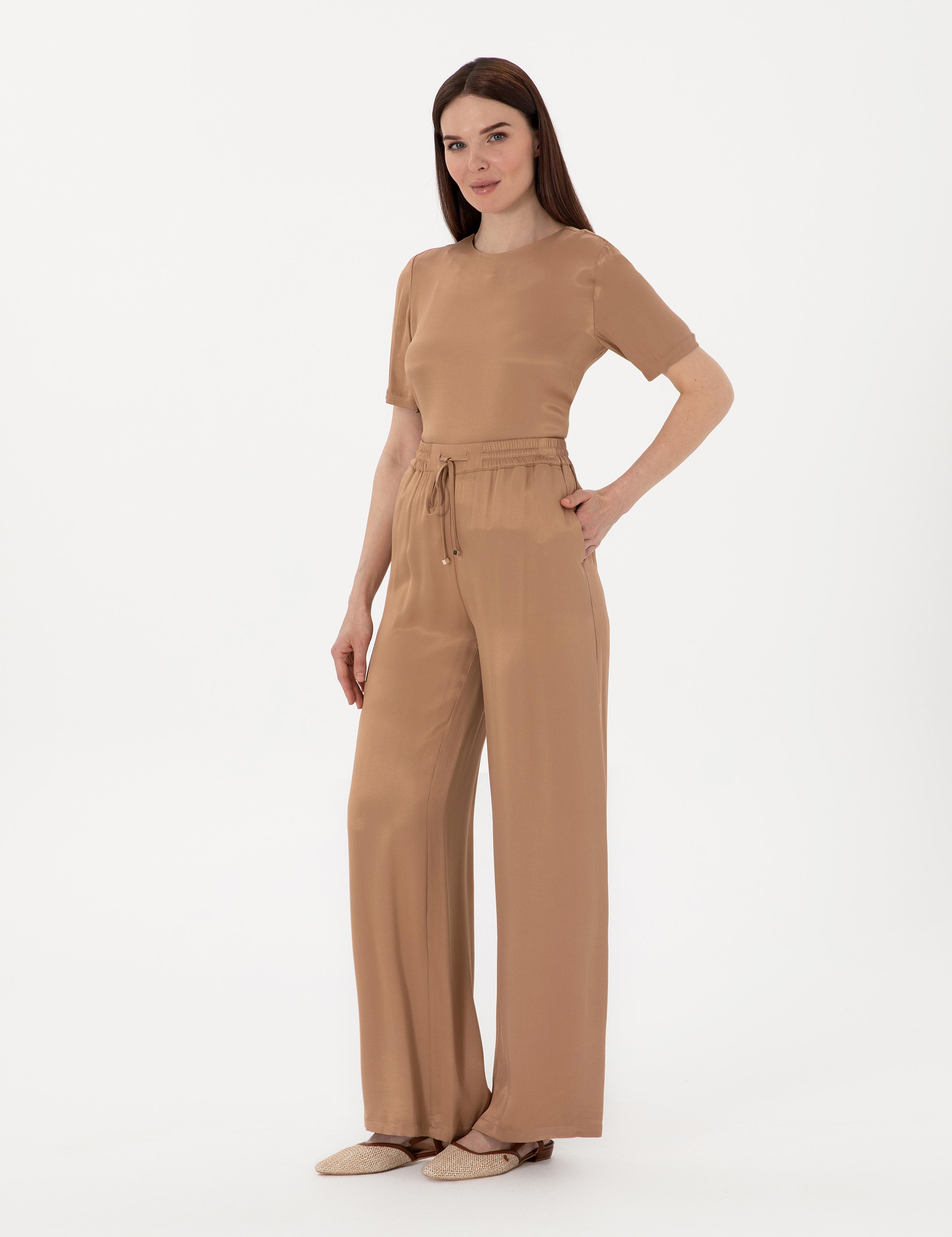 Kahverengi Comfort Fit Bluz