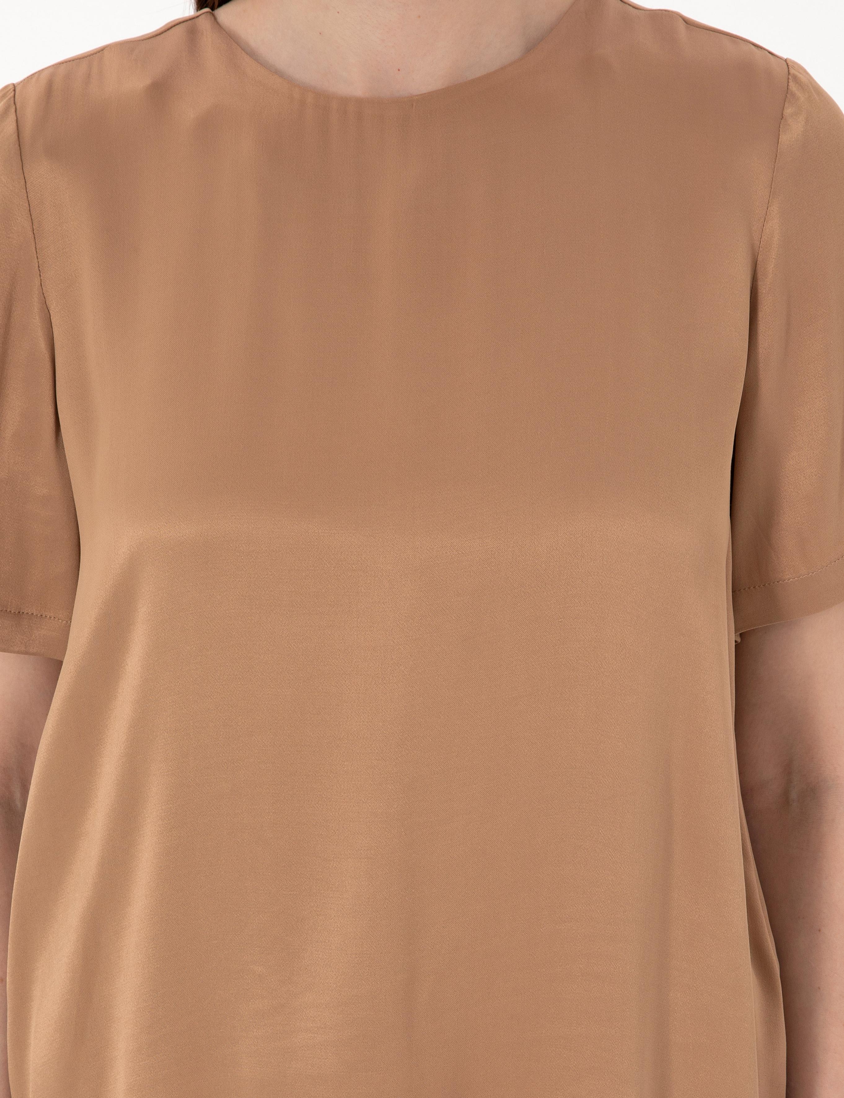 Kahverengi Comfort Fit Bluz