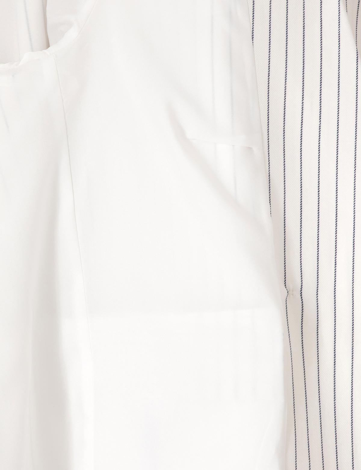 Ekru Keten Karışımlı Comfort Fit Kruvaze Ceket - 50300067007