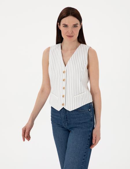 Ekru Yelek - 50300068002