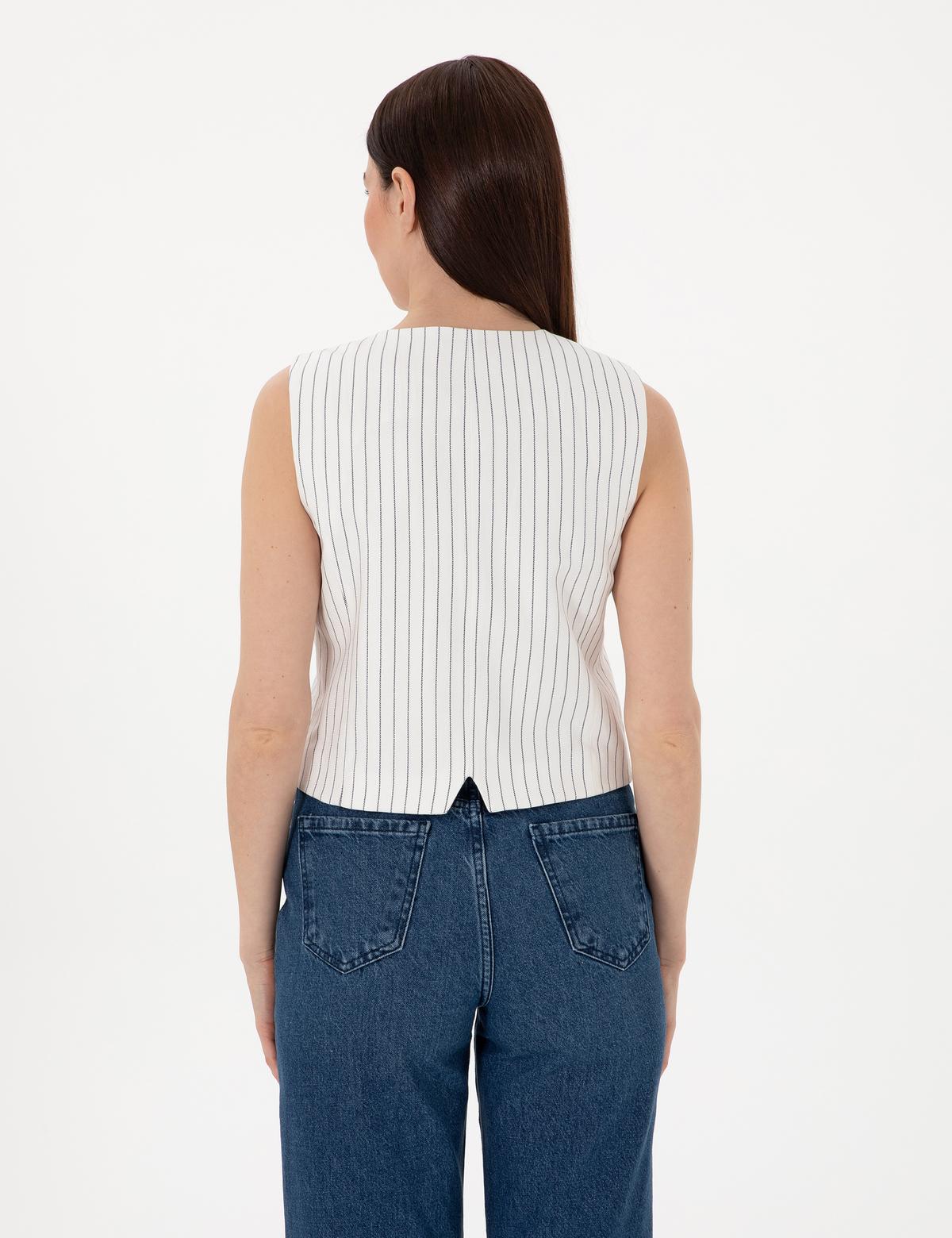 Ekru Yelek - 50300068002