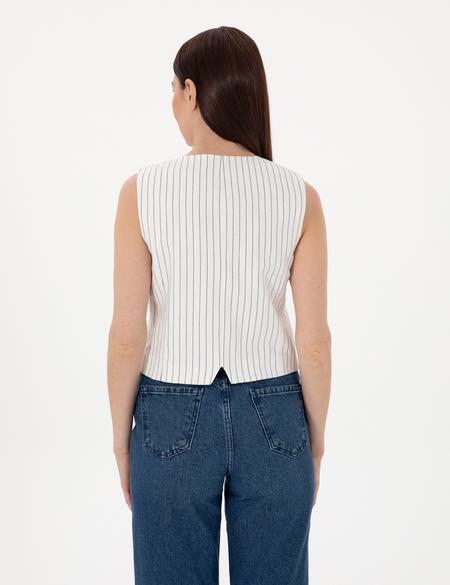 Ekru Yelek - 50300068002