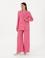 Pembe Keten Pantolon