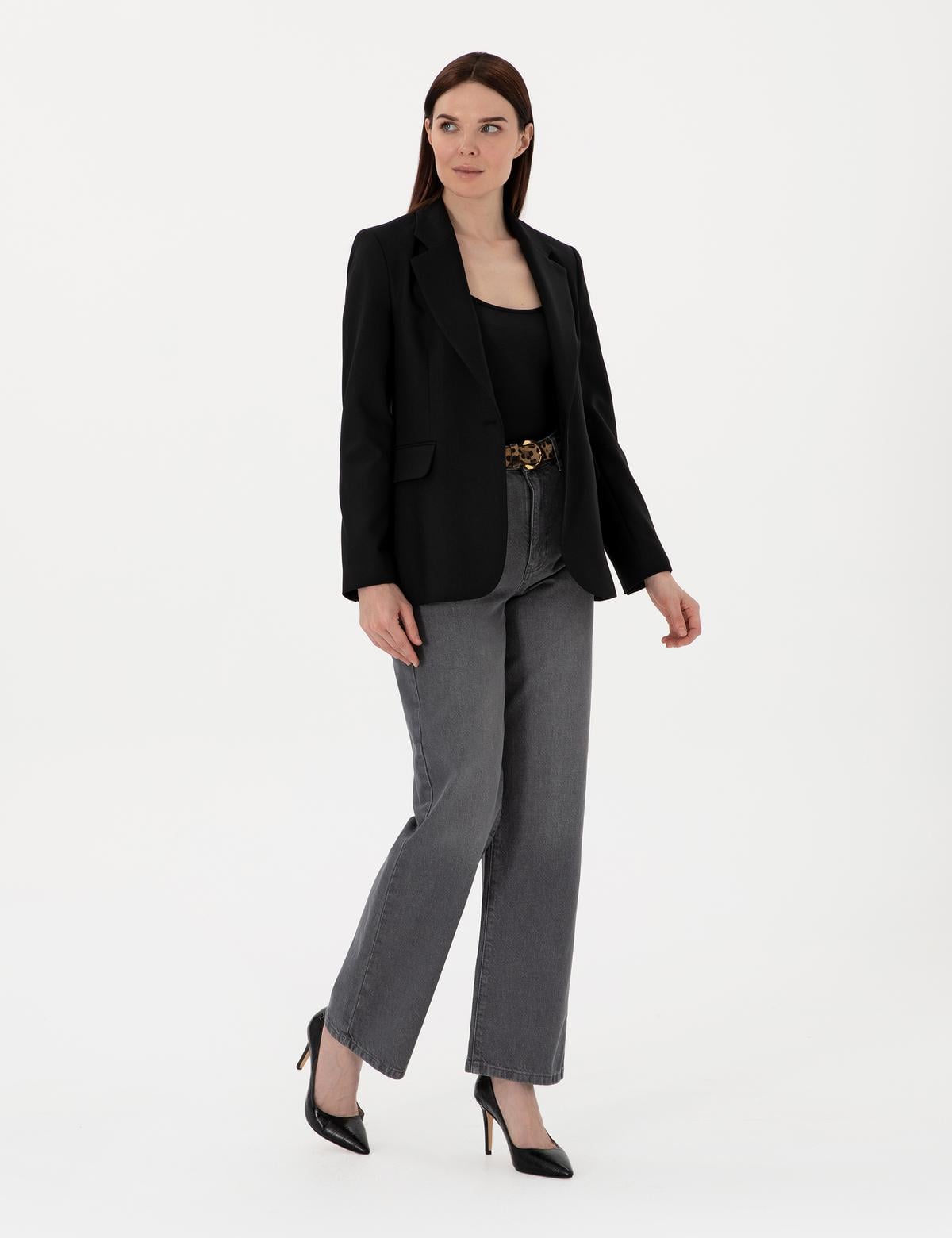 Siyah Slim Fit Ceket - 50300033001