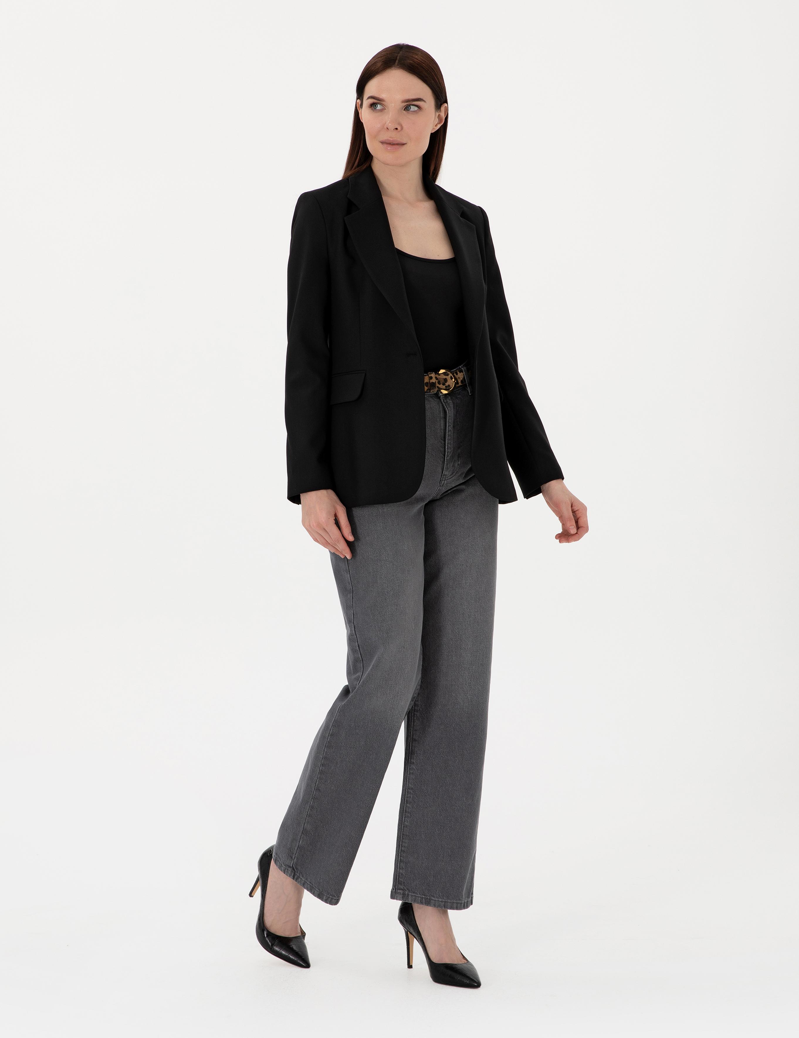 Siyah Slim Fit Ceket