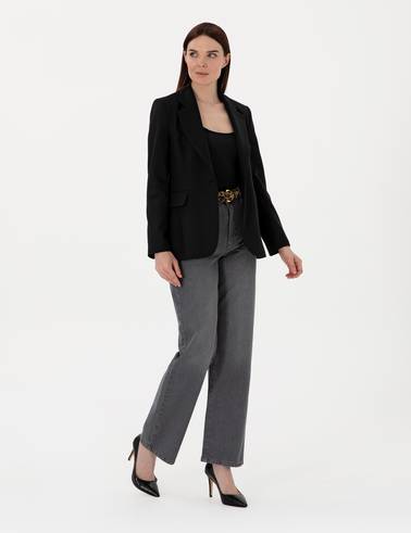 Siyah Slim Fit Ceket