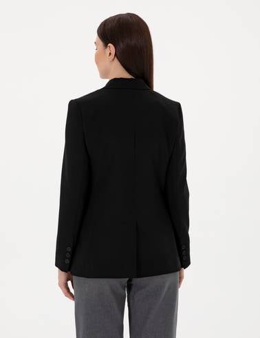 Siyah Slim Fit Ceket