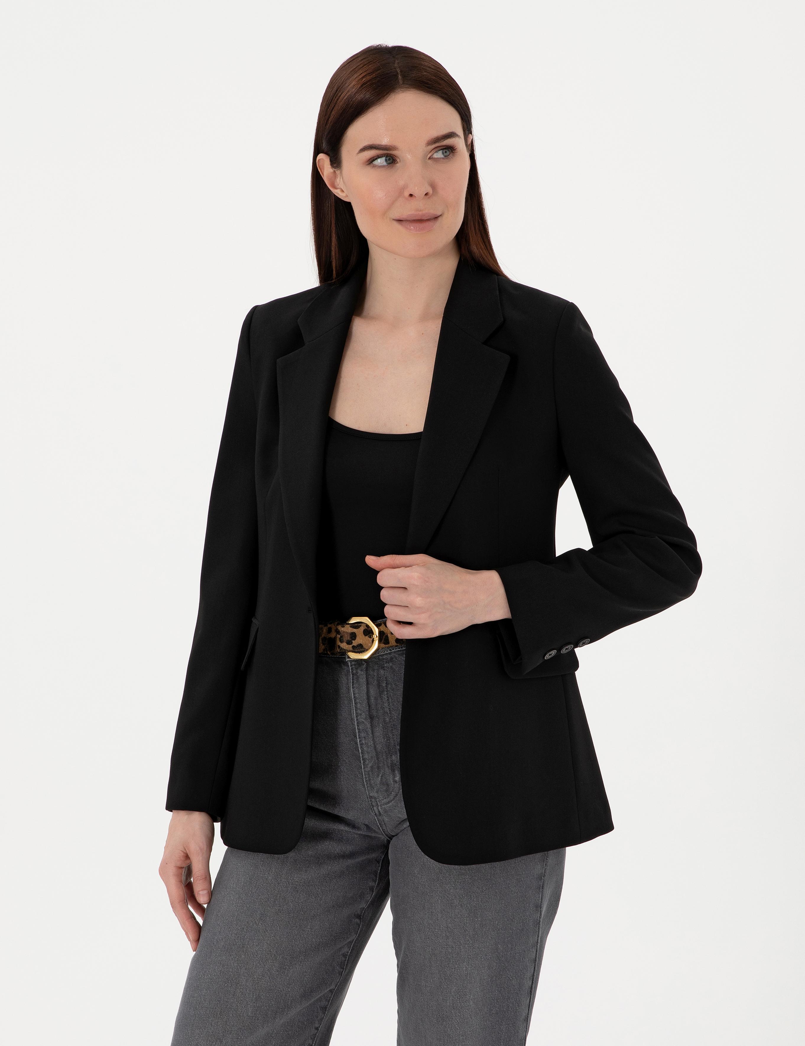 Siyah Slim Fit Ceket