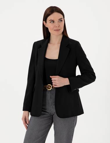 Siyah Slim Fit Ceket