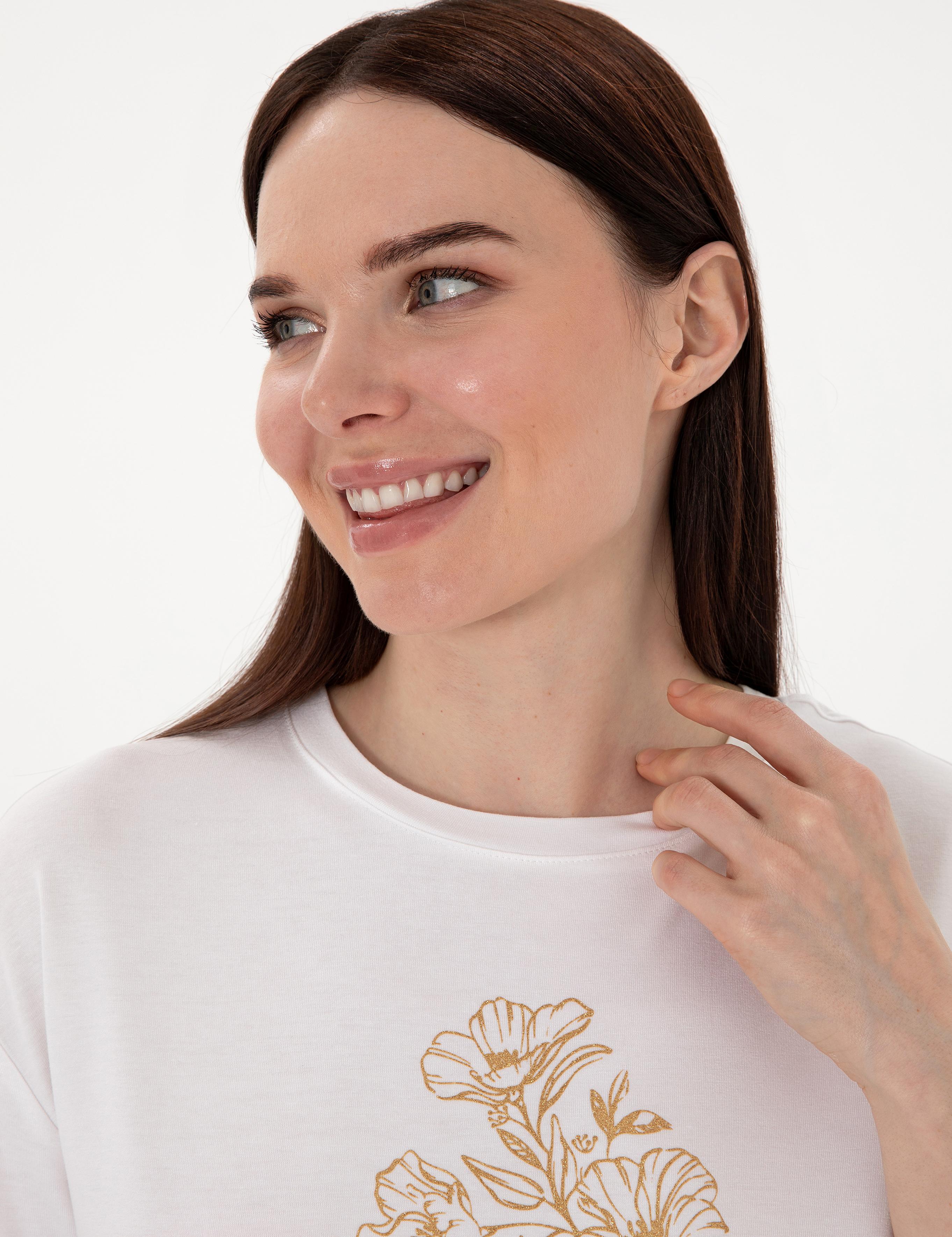 Beyaz Regular Fit Tişört