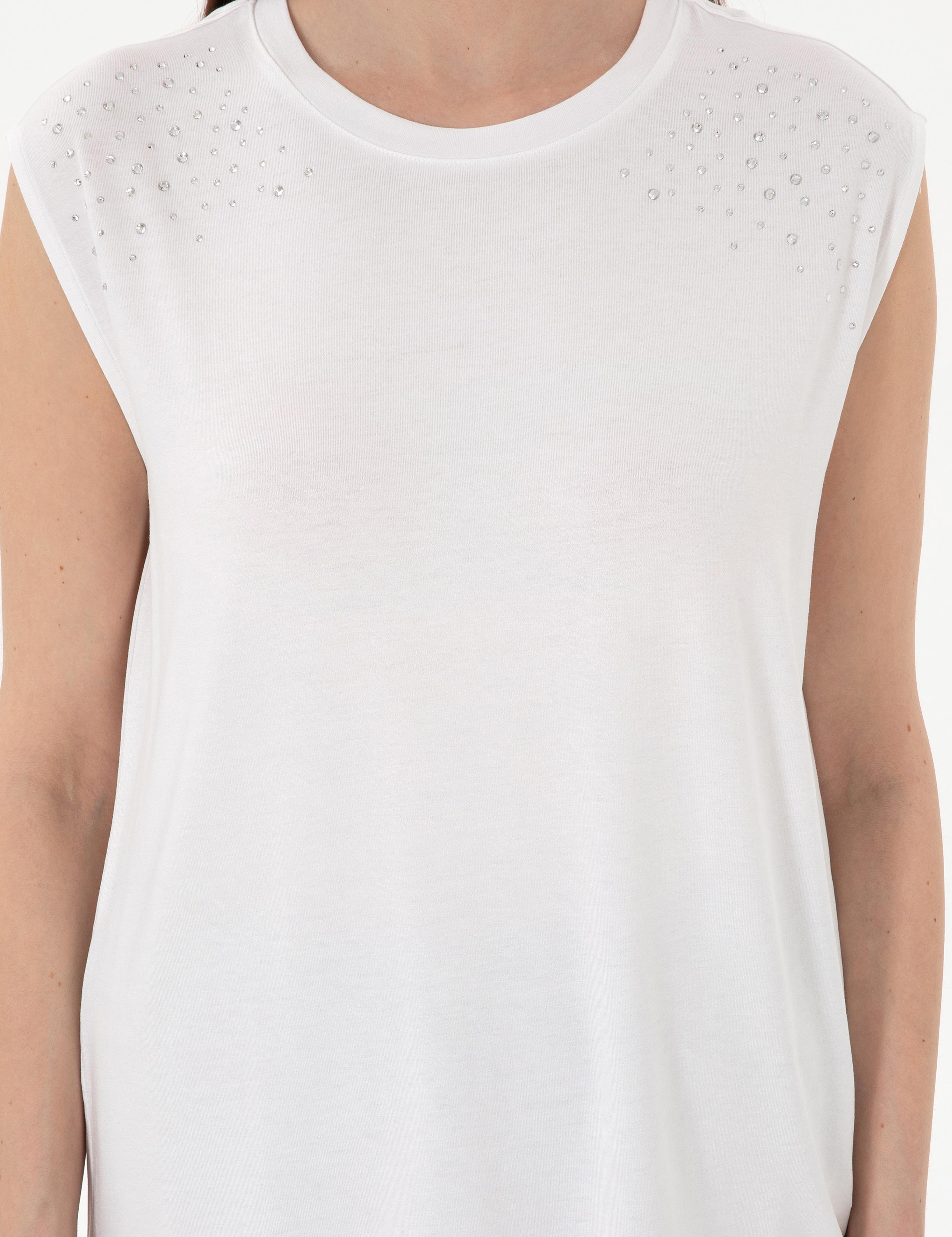 Beyaz Regular Fit Tişört