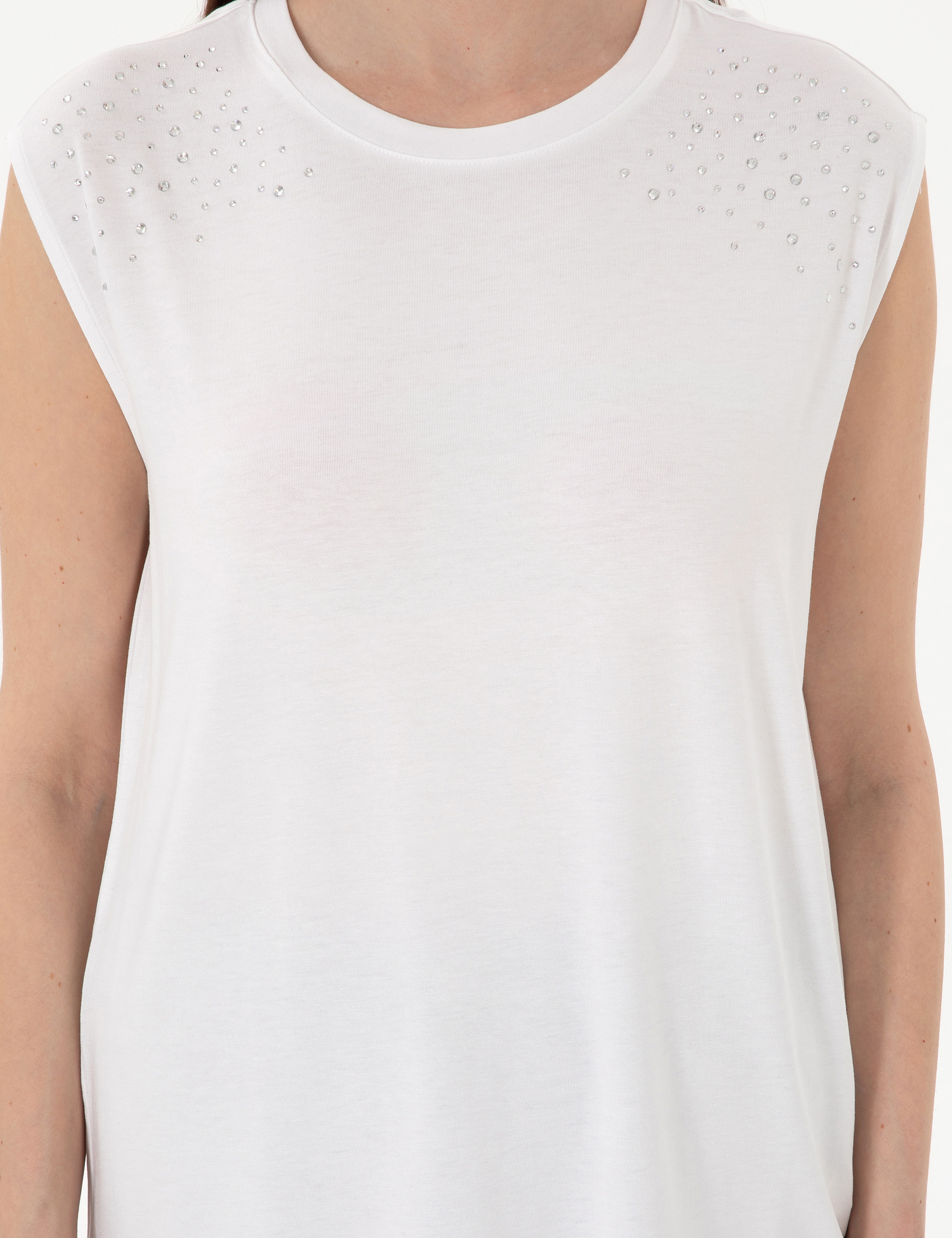 Beyaz Regular Fit Tişört