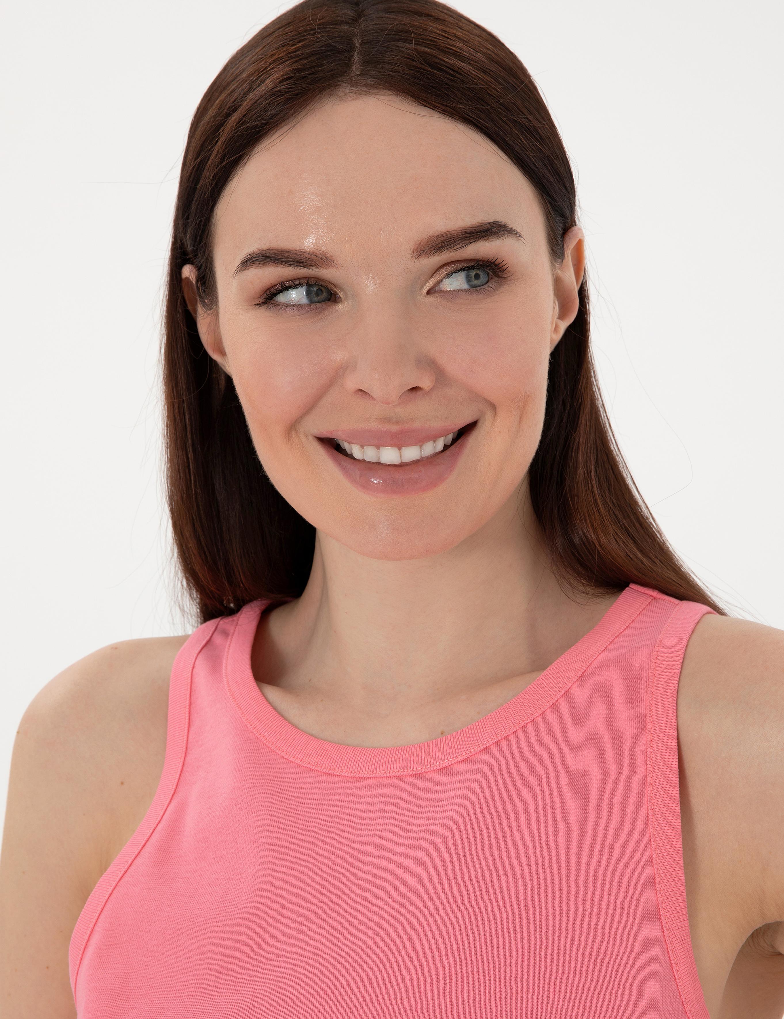 Pembe Ex. Slim Fit Crop Tişört