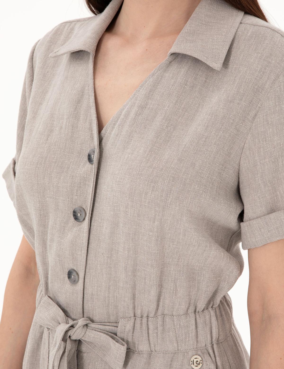 Gri Dokuma Tulum - 50301193003