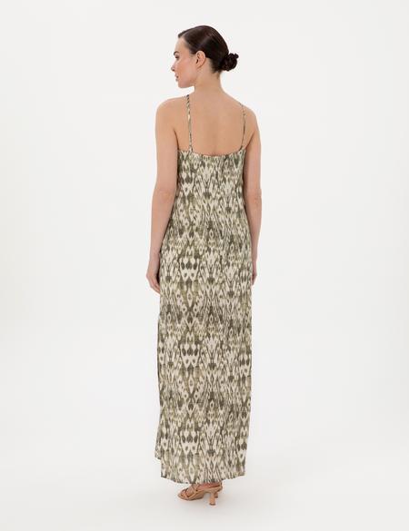 Haki Regular Fit Dokuma Elbise - 50301072005