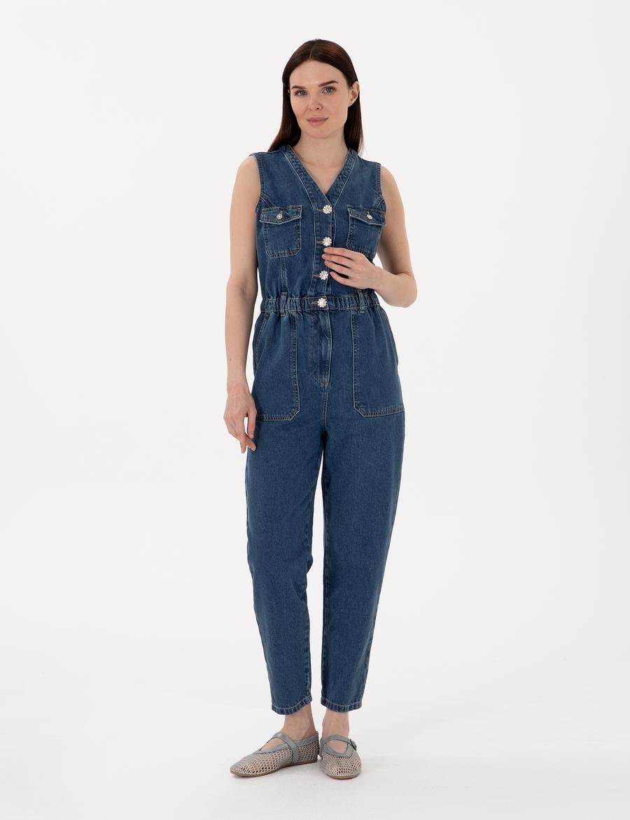 Açık Mavi Jean Tulum