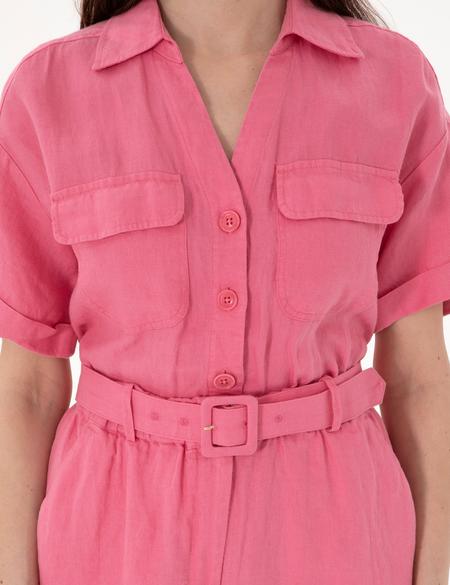 Pembe Keten Tulum - 50301204003