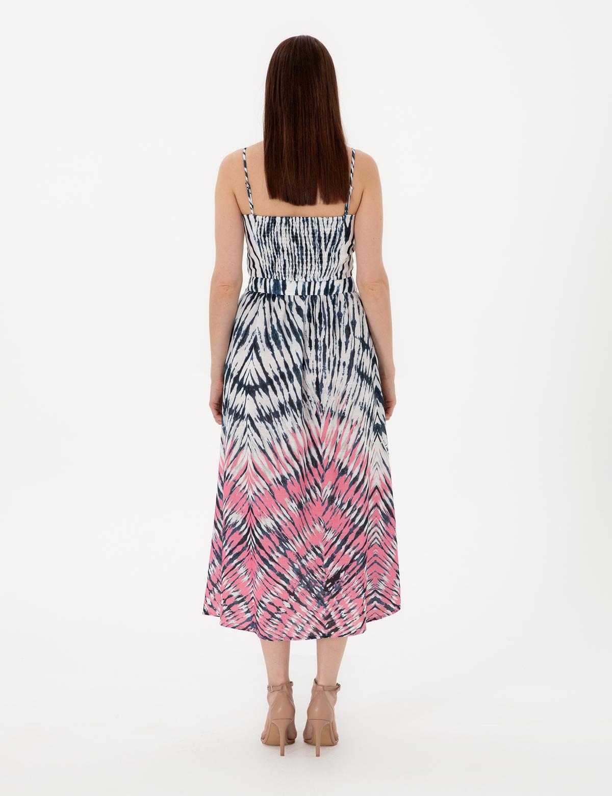 İndigo A Kesim Dokuma Etek - 50301212011