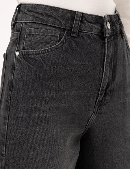 Gri High Waist Flare Fit Jean Pantolon - 50299729001