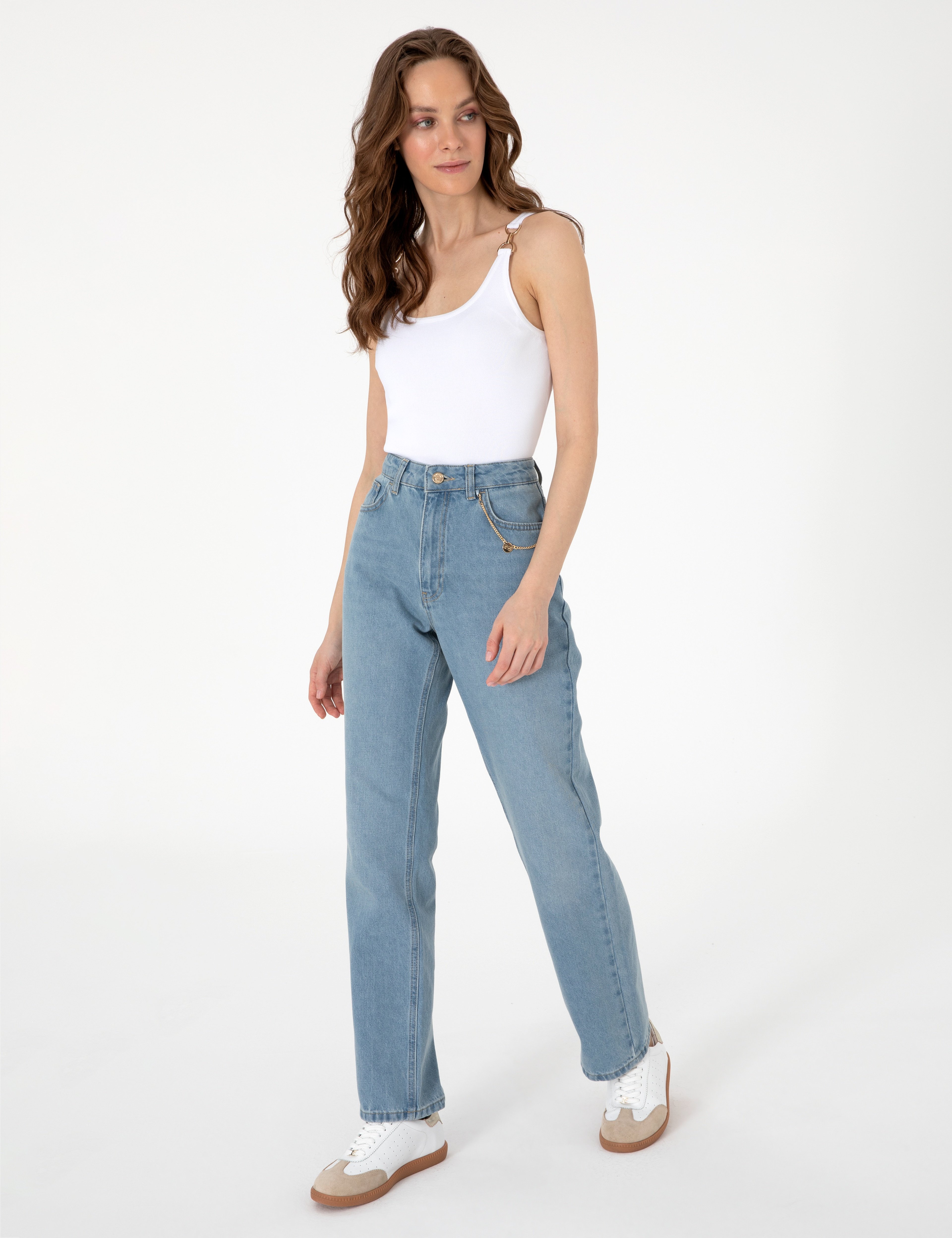 Mavi Straight Fit Jean Pantolon - Image 1