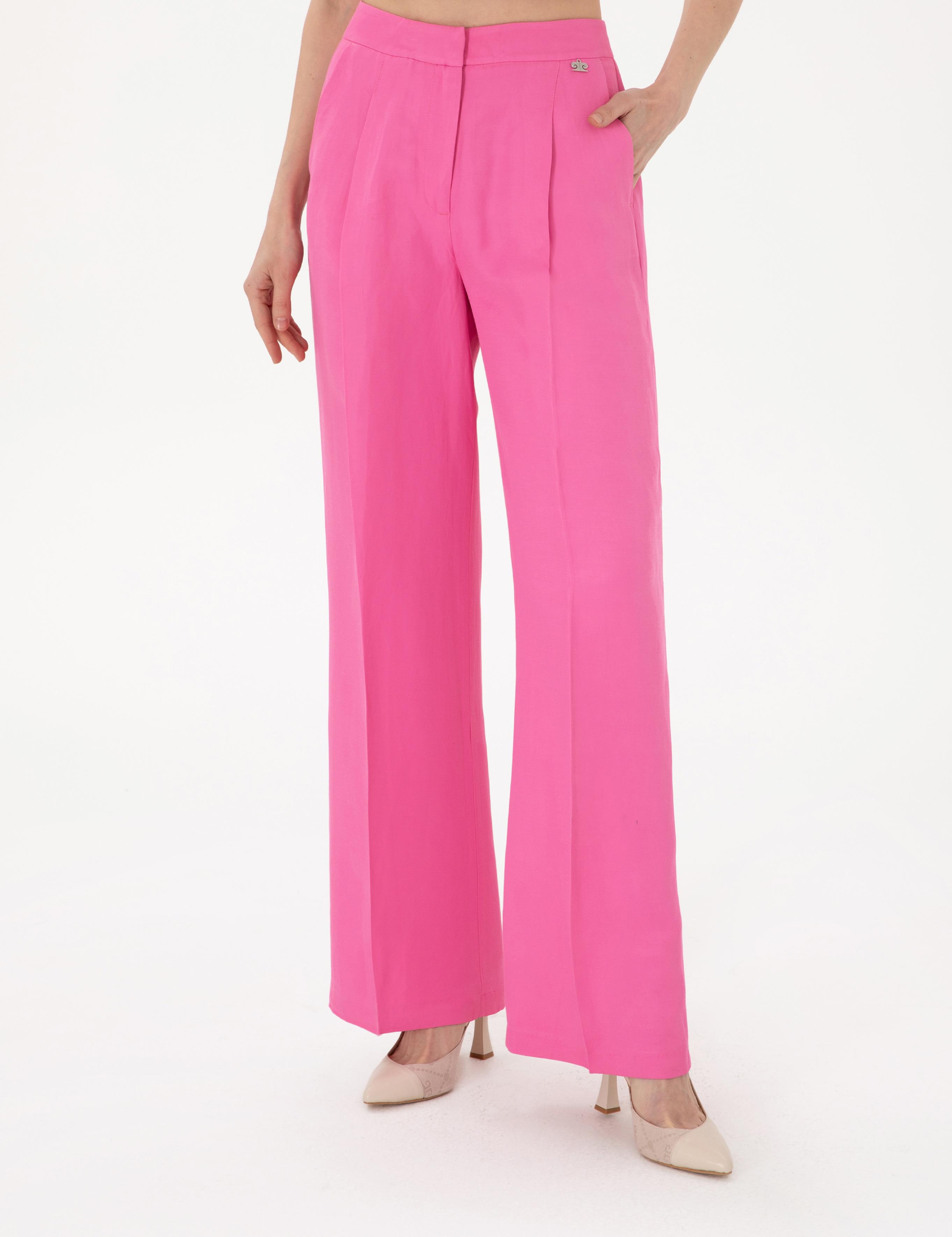 Pembe Kumaş Pantolon