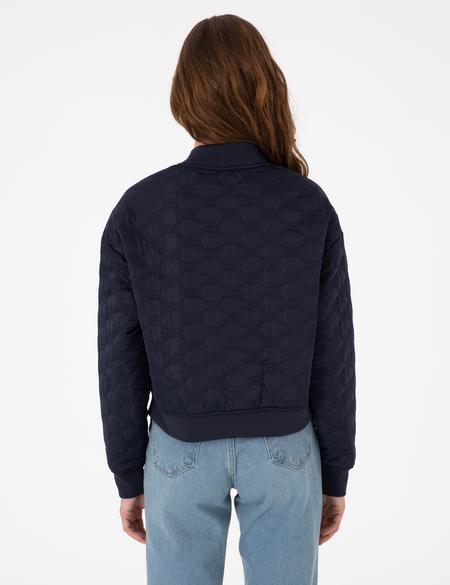 Lacivert Crop Top Mont - 50300918005