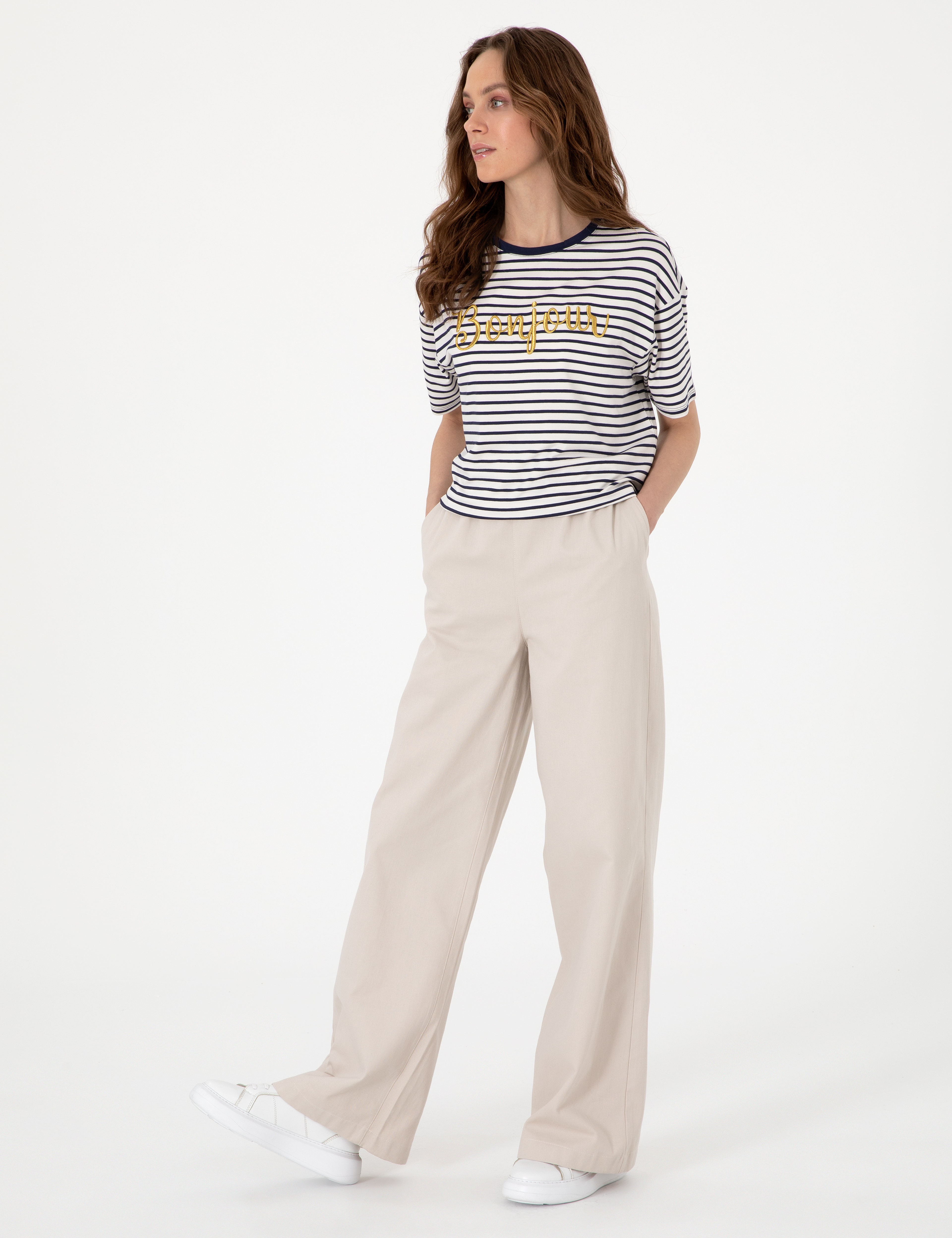 Lacivert Comfort Fit Tişört - Image 4